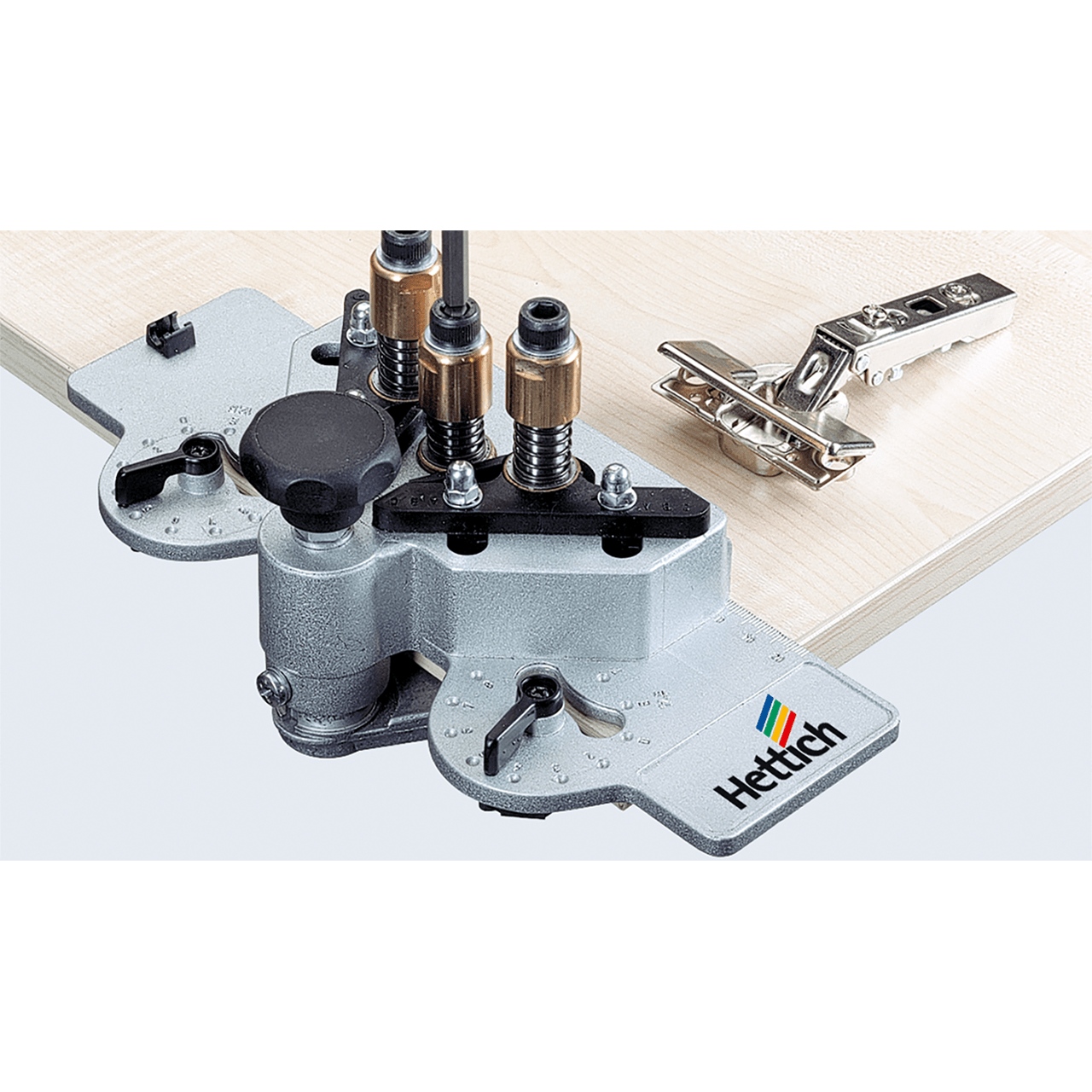 Szablon DrillJig Zawiasy wiertła o 35 mm / 2 x o 2,5 mm
