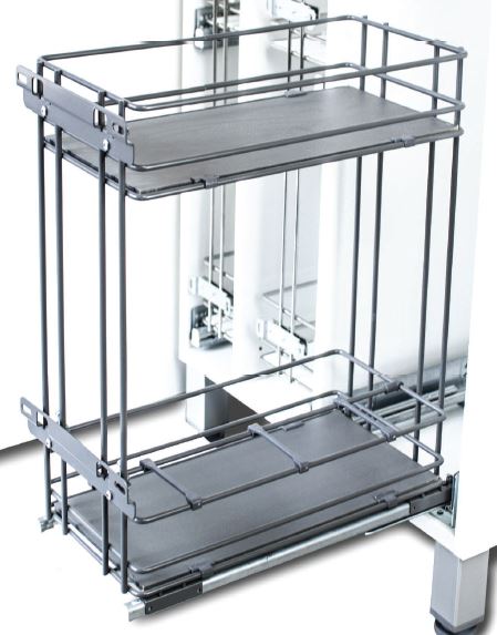 Kosz Cargo FGV Mini – Silent System, Antracyt, 300 mm, Okrągły, FGV, 613005DBXD0K